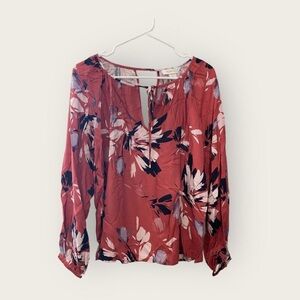 NWT Yumi Kim Raven Top Blouse Sienna Fiesta Cinnamon Red